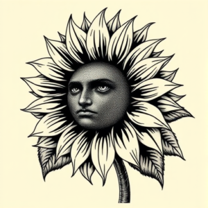 Samson Sunflower Tattoo