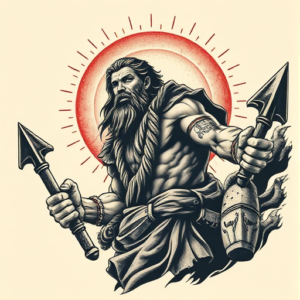Samson Sunrise Tattoo