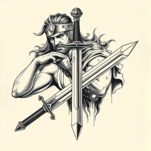 Samson Sword Tattoo