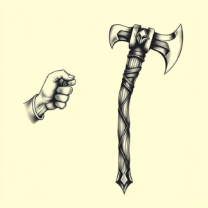 Samson Tomahawk Tattoo