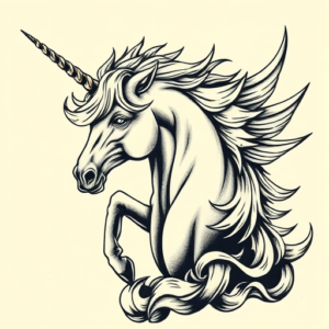 Samson Unicorn Tattoo