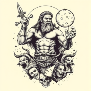 Samson Universe Tattoo