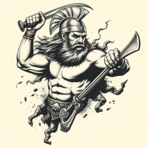 Samson Warrior Tattoo