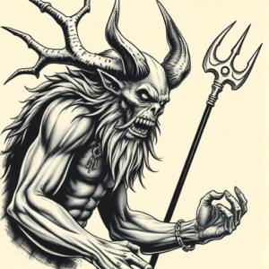 Samson Wendigo Tattoo