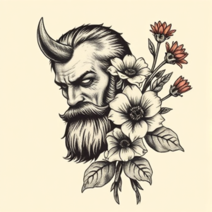 Samson Wildflower Tattoo