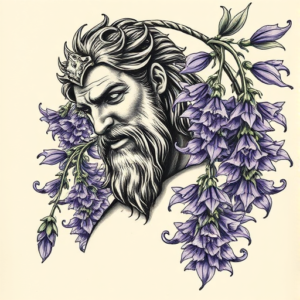 Samson Wisteria Tattoo