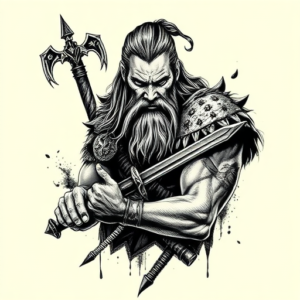 Samson Witcher Tattoo