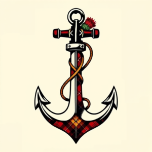 Scottish Anchor Tattoo