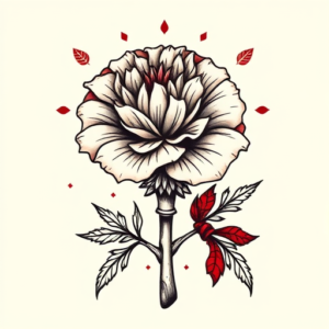 Scottish Carnation Tattoo