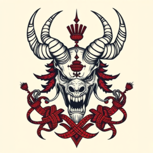 Scottish Cerberus Tattoo