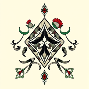 Scottish Diamond Tattoo