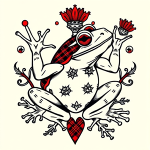 Scottish Frog Tattoo