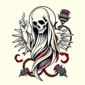 Scottish Ghost Tattoo