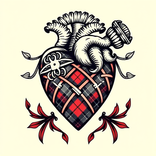 Scottish Heart Tattoo
