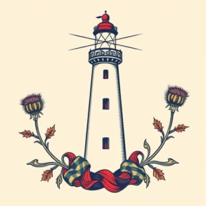 Scottish Lighthouse Tattoo