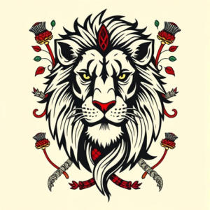 Scottish Lion Tattoo