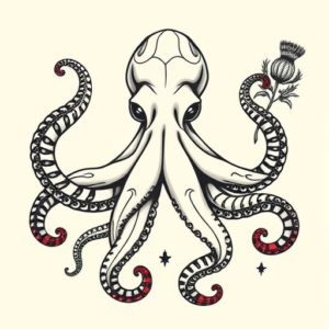 Scottish Octopus Tattoo