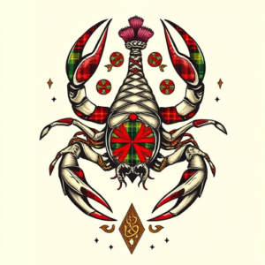 Scottish Scorpion Tattoo