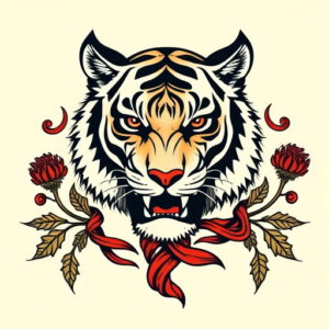 Scottish Tiger Tattoo