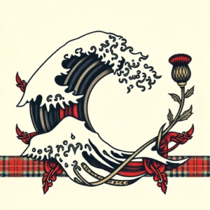 Scottish Wave Tattoo