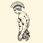 Side View Achilles Tattoo