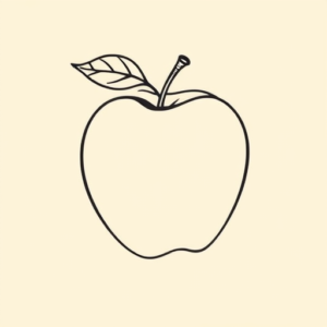 Side View Apple Tattoo