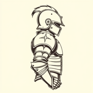 Side View Armor Tattoo