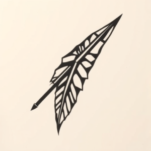 Side View Arrowhead Tattoo
