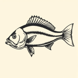 Side View Bass Tattoo