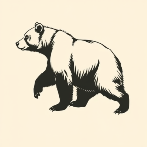Side View Bear Tattoo