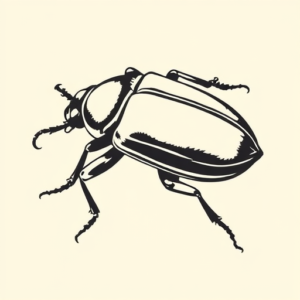 Side View Beetle Tattoo