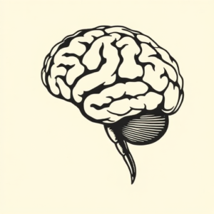 Side View Brain Tattoo