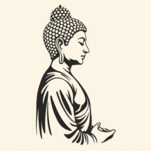 Side View Buddha Tattoo