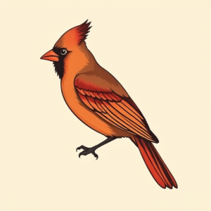 Side View Cardinal Tattoo