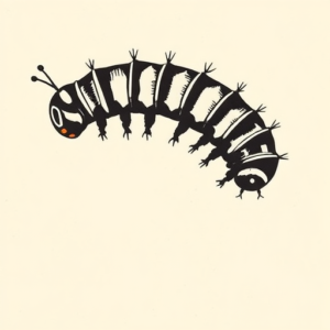 Side View Caterpillar Tattoo