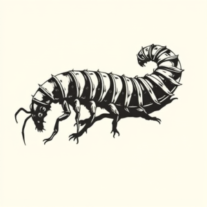 Side View Centipede Tattoo