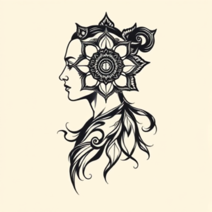 Side View Chakra Tattoo