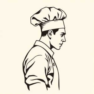 Side View Chef Tattoo