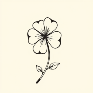 Side View Clover Tattoo