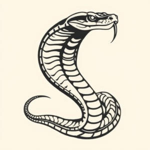 Side View Cobra Tattoo