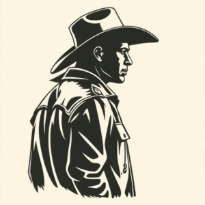 Side View Cowboy Tattoo