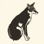 Side View Coyote Tattoo