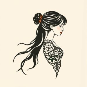 Side View Crochet Tattoo