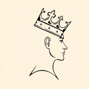 Side View Crown Tattoo