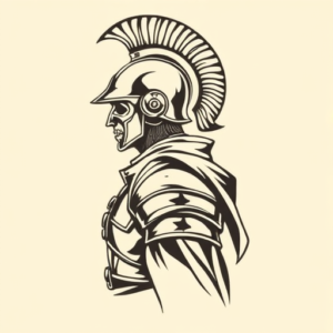 Side View Crusader Tattoo