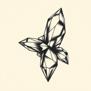 Side View Crystal Tattoo