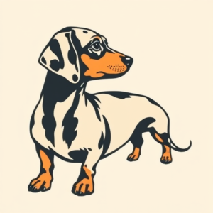 Side View Dachshund Tattoo