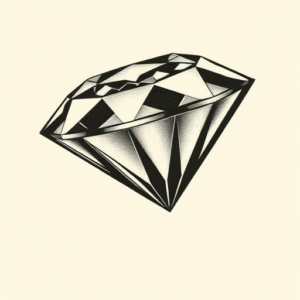Side View Diamond Tattoo