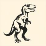 Side View Dinosaur Tattoo