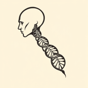 Side View Dna Tattoo